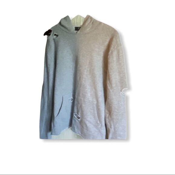 ELUX Los Angeles Destroyed Hoody Sweatshirt - Picture 10 of 10